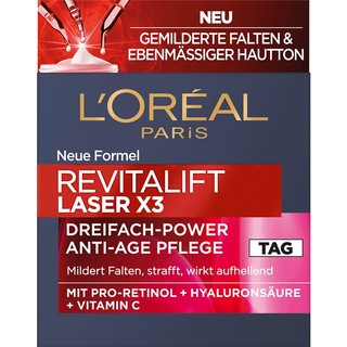 Kem ngày l'oréal paris tagescreme revitalift laser x3, 50 ml