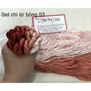 SET CHỈ TƠ BÓNG 53 ( 160gam)