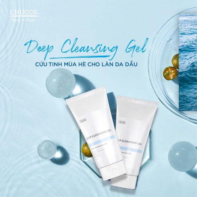 Sữa Rửa Mặt Cho Da Dầu và Da Khô CHUCOS - 150ml - HÀNG CHÍNH HÃNG