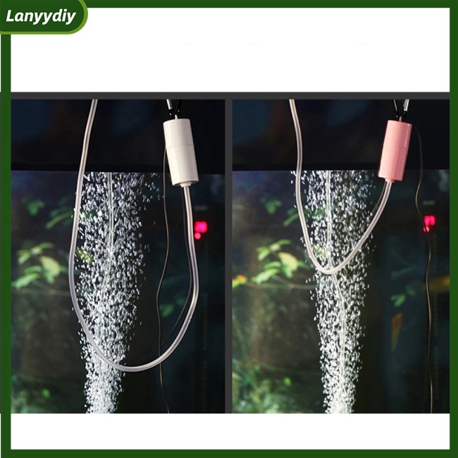 Máy Bơm Oxy Mini Siêu Êm Sạc Usb Tiết Kiệm Năng Lượng Cho Bể Cá