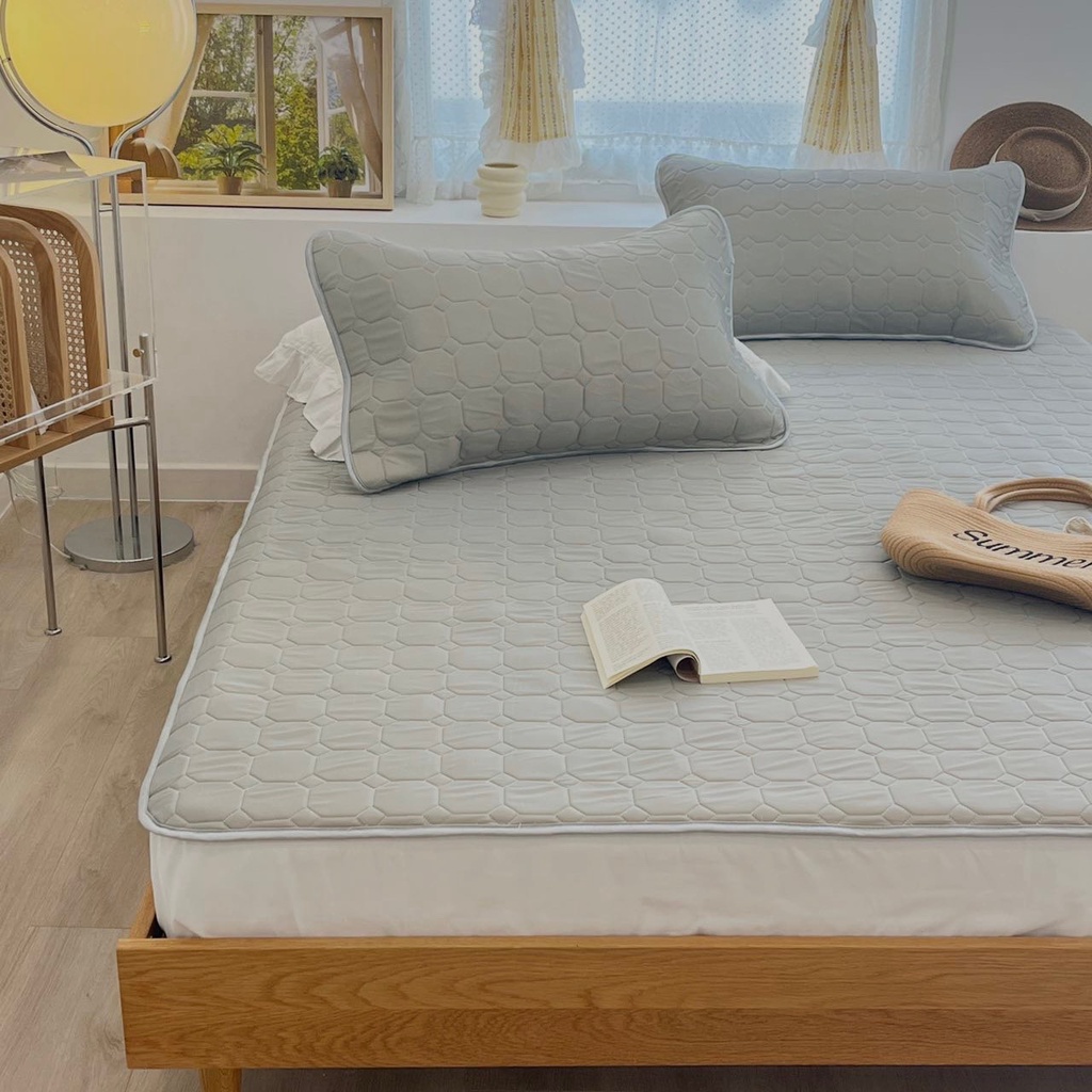 [CAO CẤP] Chiếu điều hòa cao su non chun bọc đệm trần ô vuông chic studio mới nhất