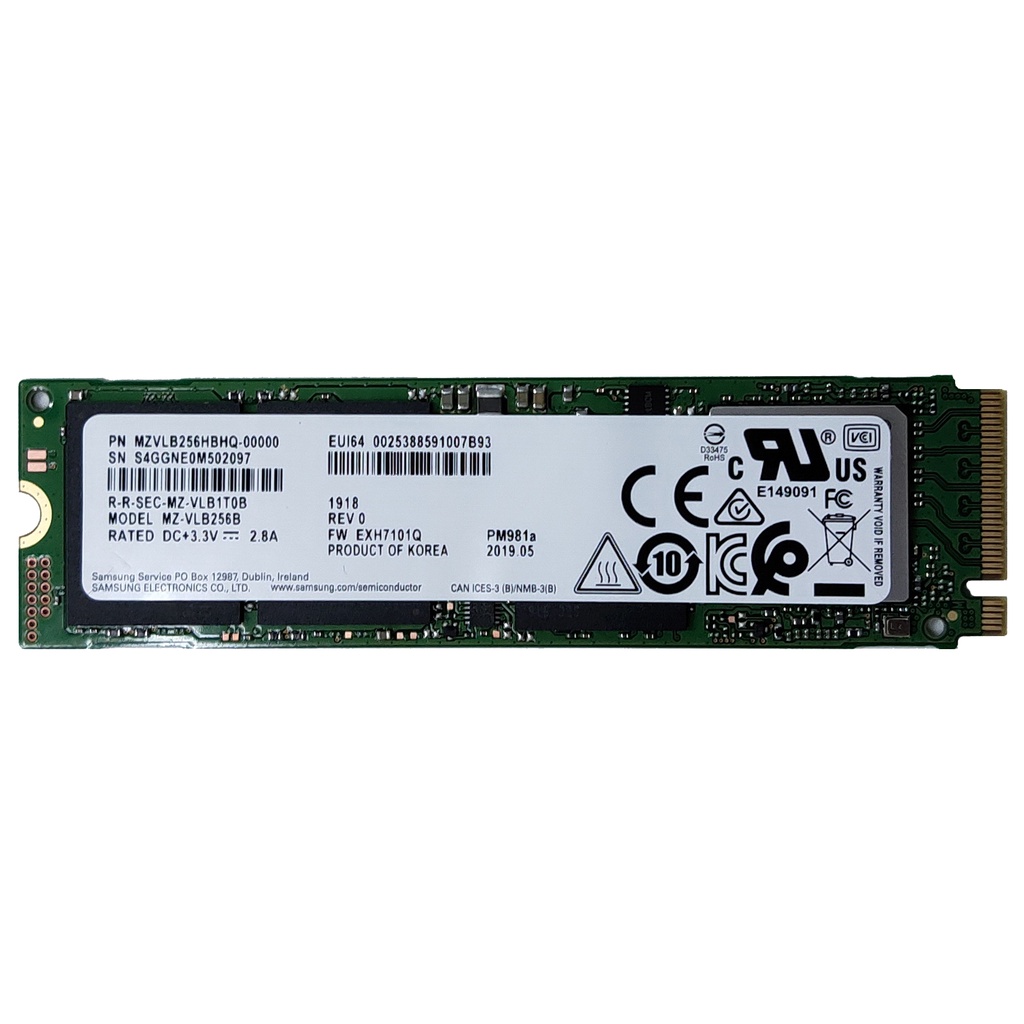 Ổ Cứng SSD 256GB M2 NVMe-Hàng bóc máy