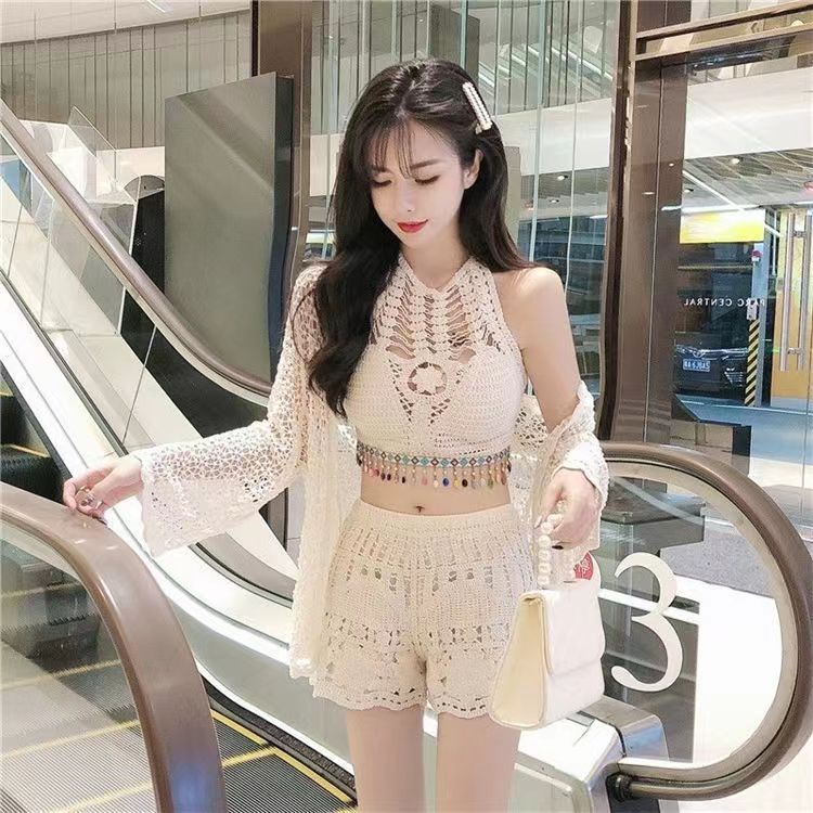 COZOK Áo Ren Không Tay Thời Trang Gợi Cảm Cho Nữ