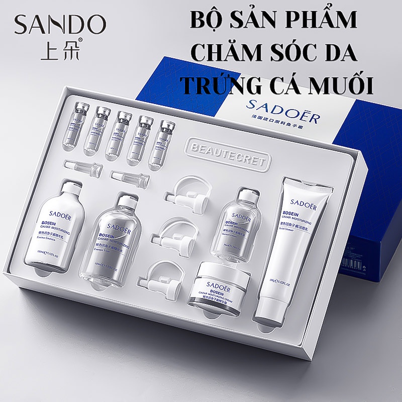 BỘ SẢN PHẨM CHĂM SÓC DA TRỨNG CÁ MUỐI