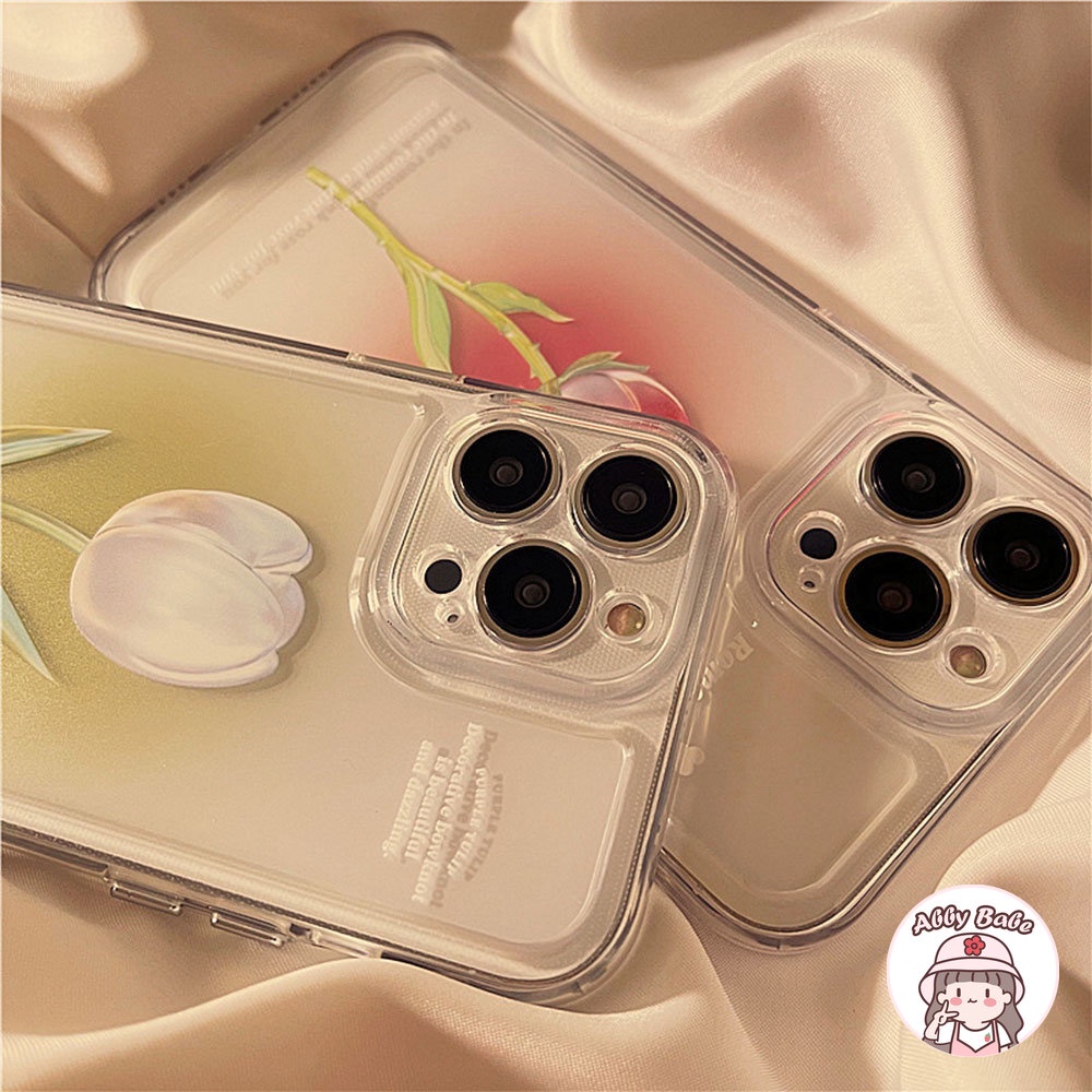 Ốp Điện Thoại Mềm Trong Suốt Chống Mồ Hôi In Họa Tiết Hoa Hồng Cổ Điển Dành Cho IPhone 14 Pro Max 13 12 11 Pro Max