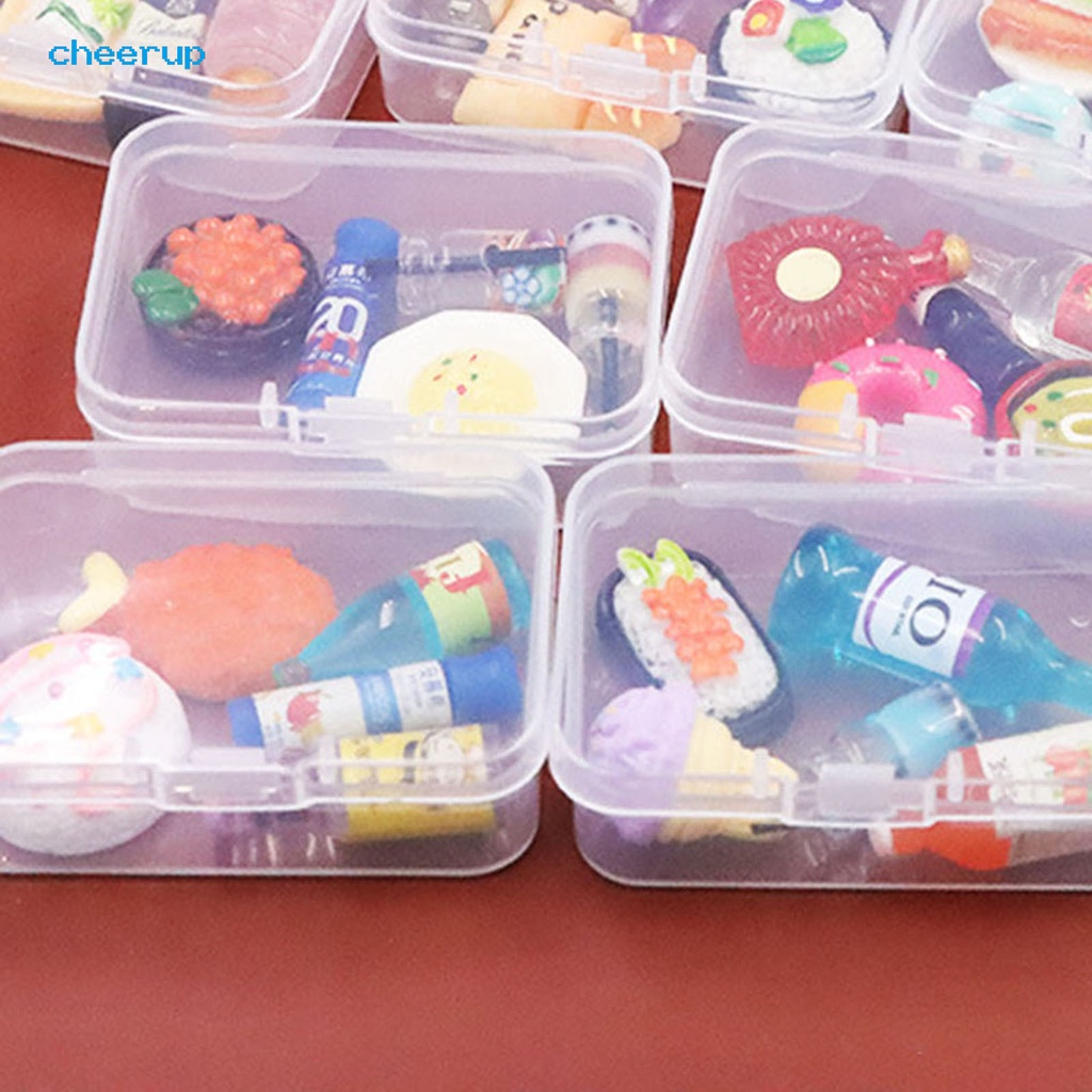 Set 5 Mô Hình Chai Bánh Quy / Thức Ăn Độc Đáo Trang Trí Tiểu Cảnh