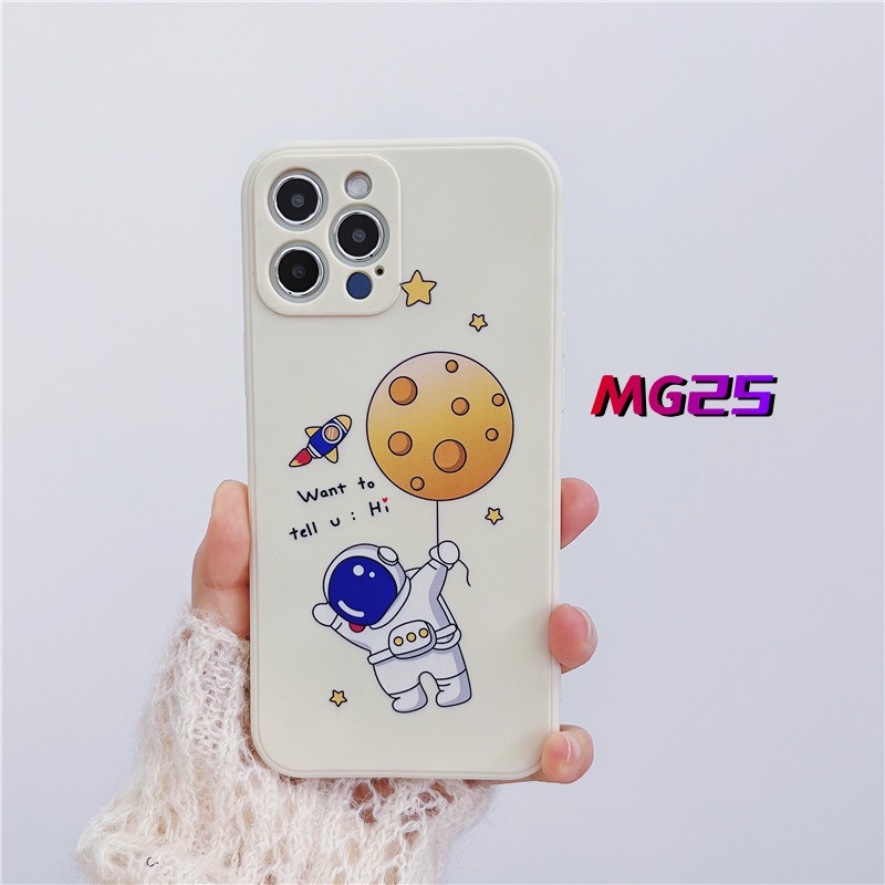 Ốp Điện Thoại Mềm Họa Tiết Vũ Trụ Cho iPhone 11 Pro Max XS Max XR 7 8 Plus