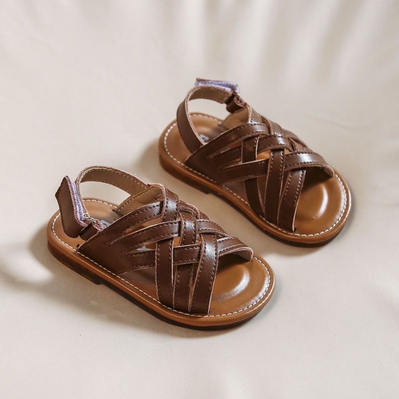 Giày Sandals Đế Mềm Êm Chân Thời Trang Cho Bé Gái Từ 1-3 Tuổi