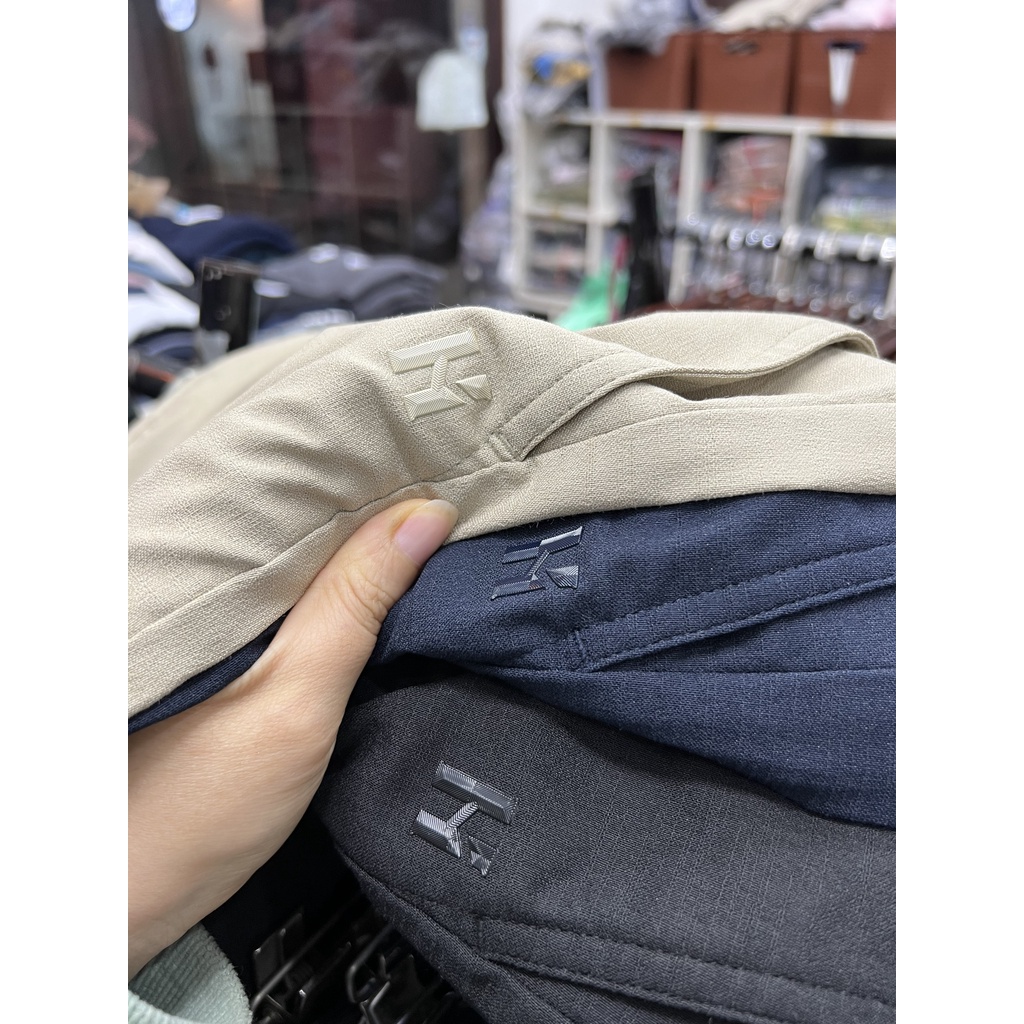 Quần golf Hazzys mẫu xuân hè vải nano linen 3B931