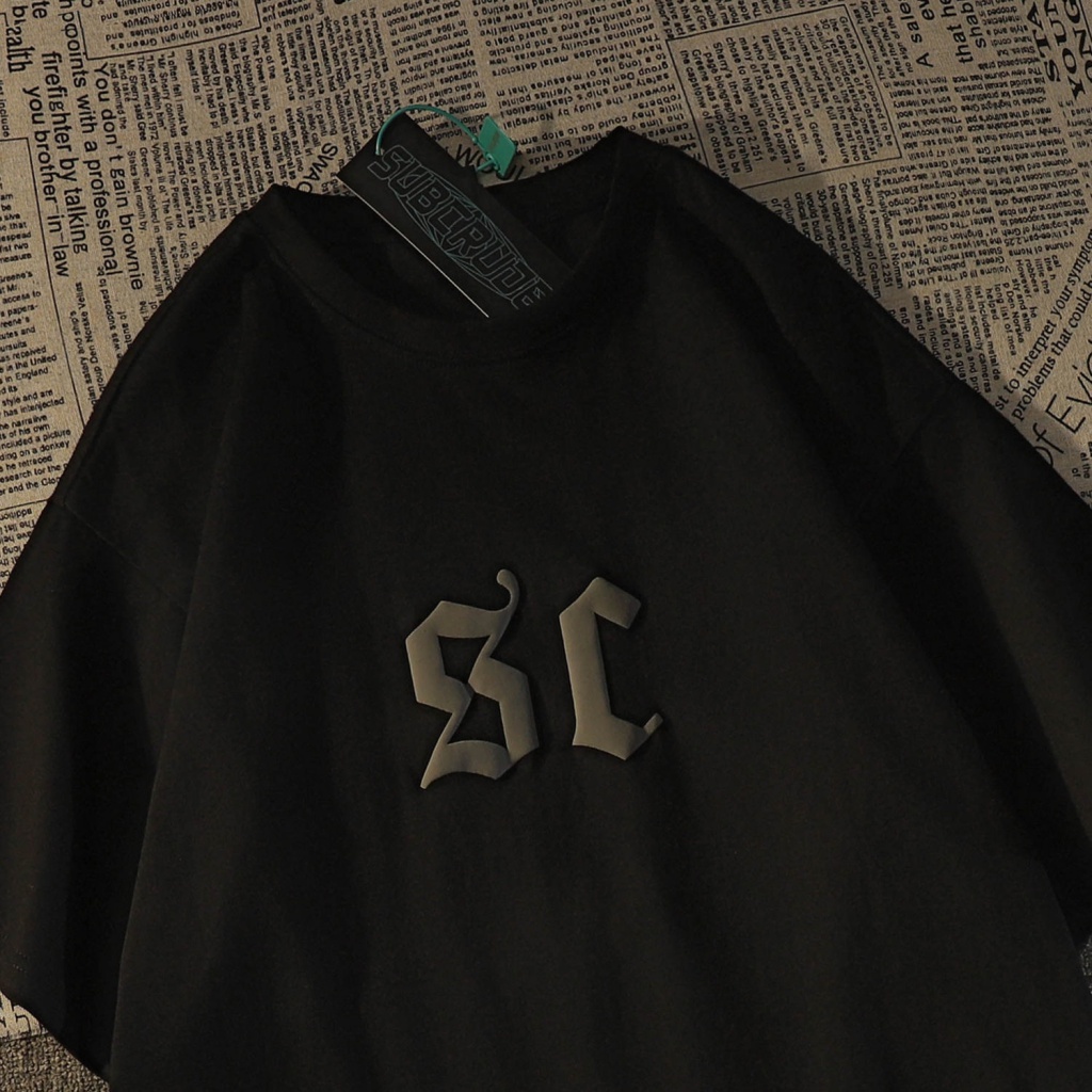 Áo Thun Cotton Ngắn Tay Dáng Rộng Phong Cách Retro Đường Phố Mới Cho Nam