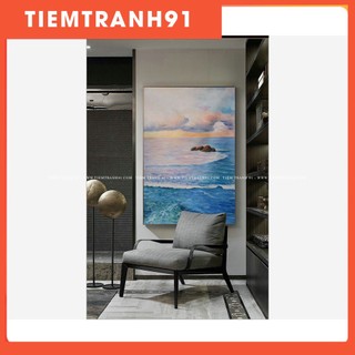Tranh treo tường | Tranh in giả sơn dầu Cảnh Biển - 19
