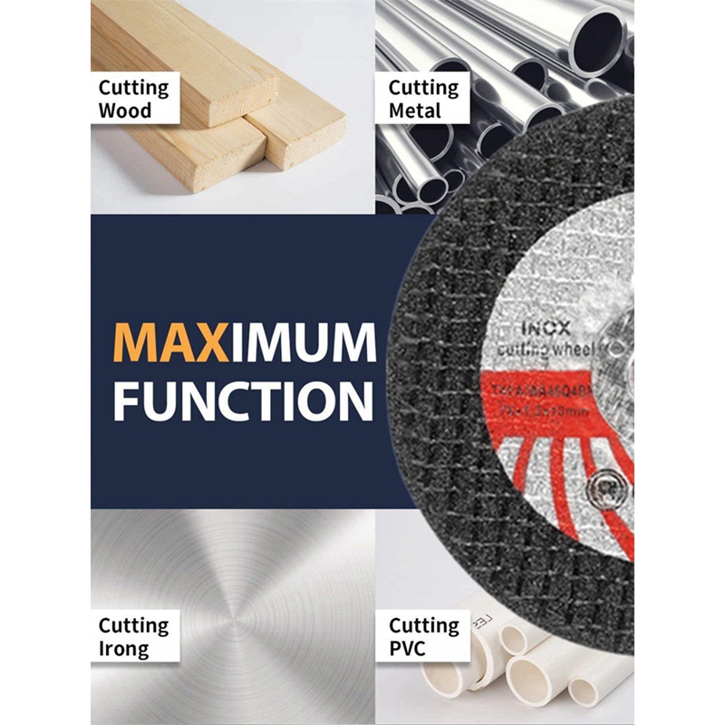 Set 5 Đĩa Cắt 75mm 10mm Chuyên Dụng Cho Máy Mài Góc