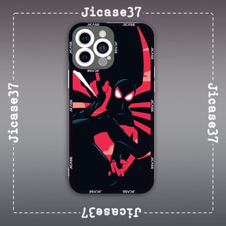 Ốp lưng iphone samsung xiaomi oppo cạnh vuông Jicase JMcase Người Nhện Spider Man Aesthetic Marvel Comics