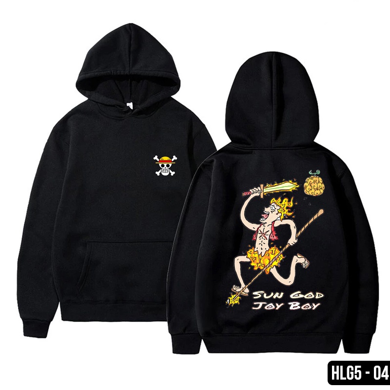 Áo hoodie one piece, áo khoác áo hoodie onepiece in hình luffy gear 5 mẫu mới cực đẹp