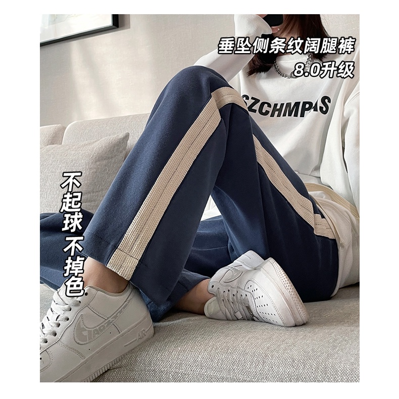 Quần dài NRVP phong cách thể thao đường phố Hàn Quốc thời trang dành cho nữ oversize