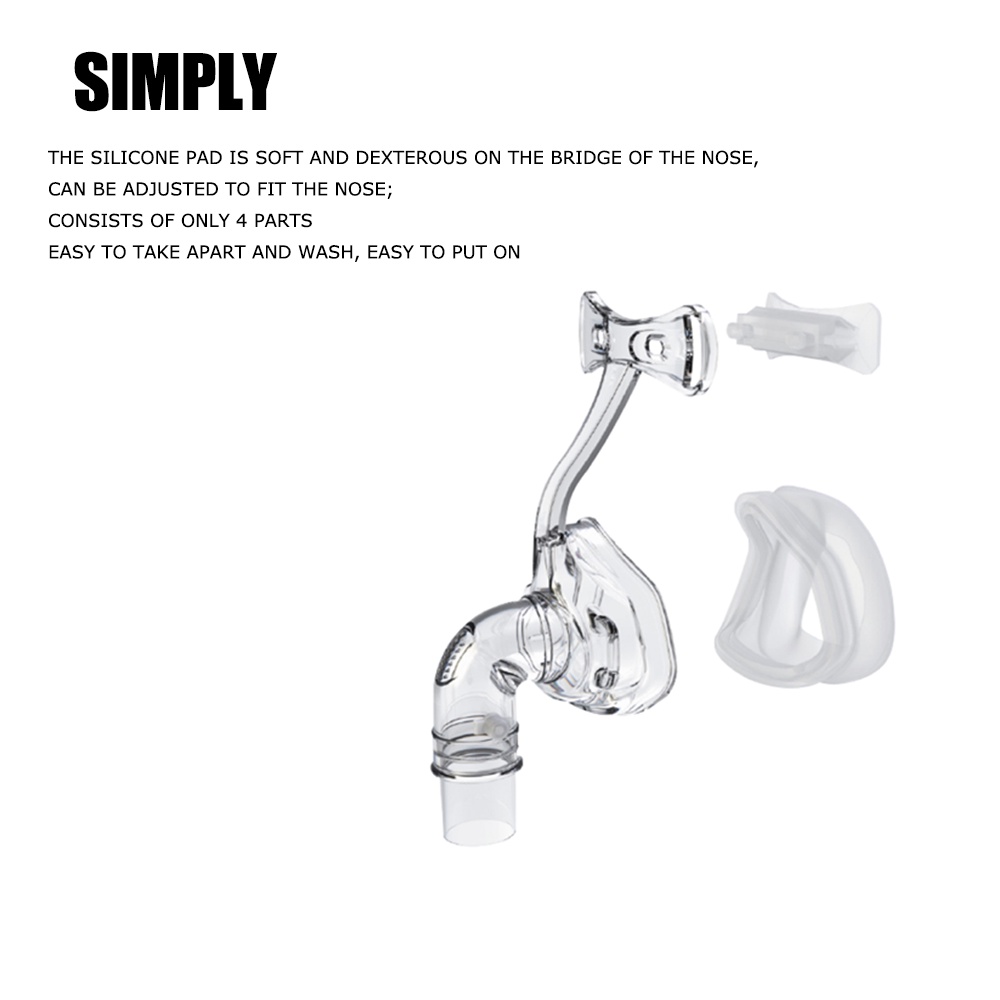 Mặt Nạ Thở Oxy NM2 CPAP Có Dây Đeo Đầu Chống Ngáy Khi Ngủ Tại Nhà