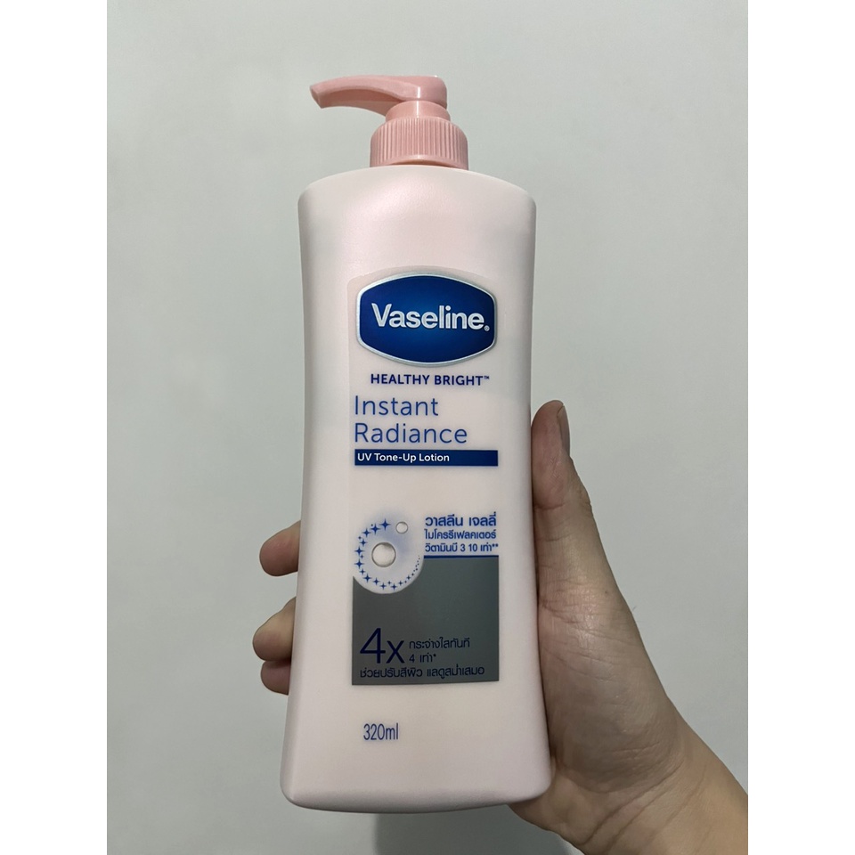 Sữa Dưỡng Thể Trắng Da Vaseline 4X Healthy White Instant Thái Lan 320ml