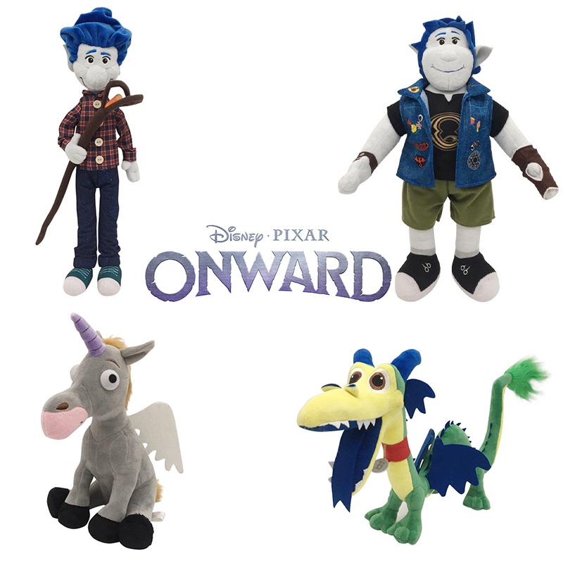 Búp Bê Nhồi Bông Hình Nhân Vật Disney Onward Ian Barley Lightfoot Chất Lượng Cao