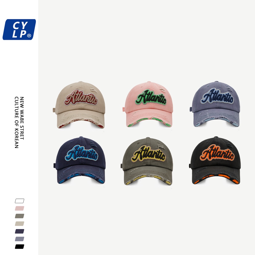 Mũ Lưỡi Trai Thêu Chữ Phong Cách Hiphop Thời Trang Âu Mỹ