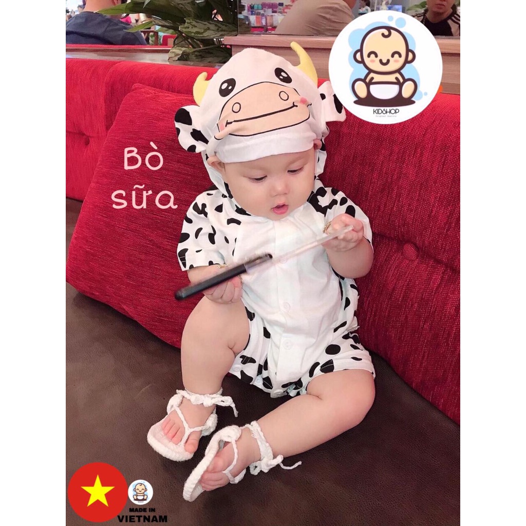 BODY thú cho bé - BÒ SỮA CỘC 4-15KG