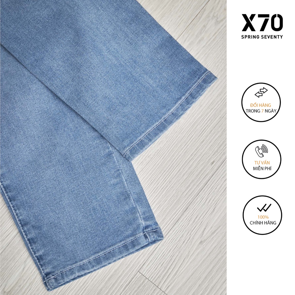 Quần Jean Nam Kiểu Dáng Slimfit Thời Trang X70 - 11650023