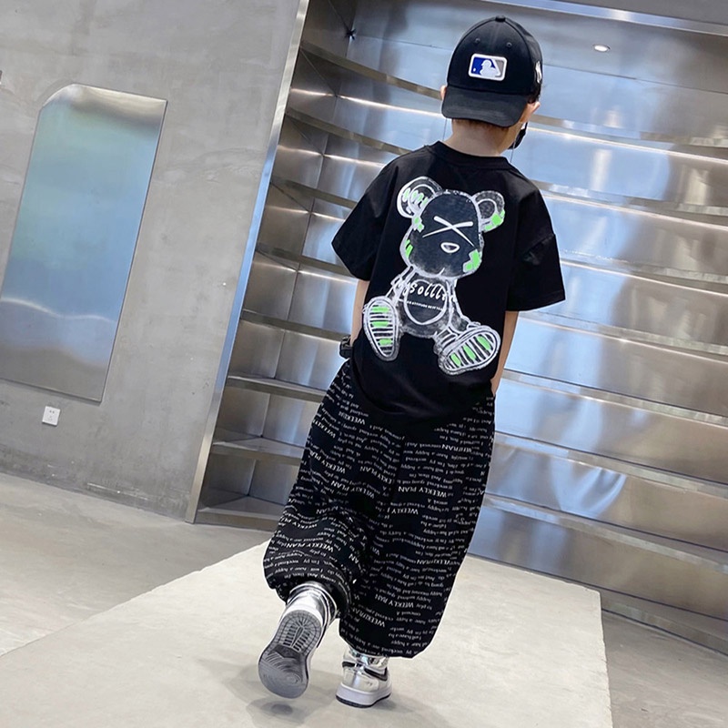 CATIMINI Áo Thun Tay Ngắn Dáng Rộng Thấm Hút Mồ Hôi Phong Cách Hàn Quốc Cho áo thun bé trai