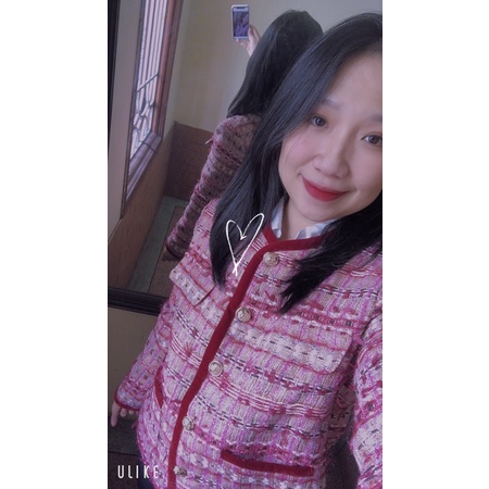 ÁO TWEET VIỀN ĐỎ NHUNG