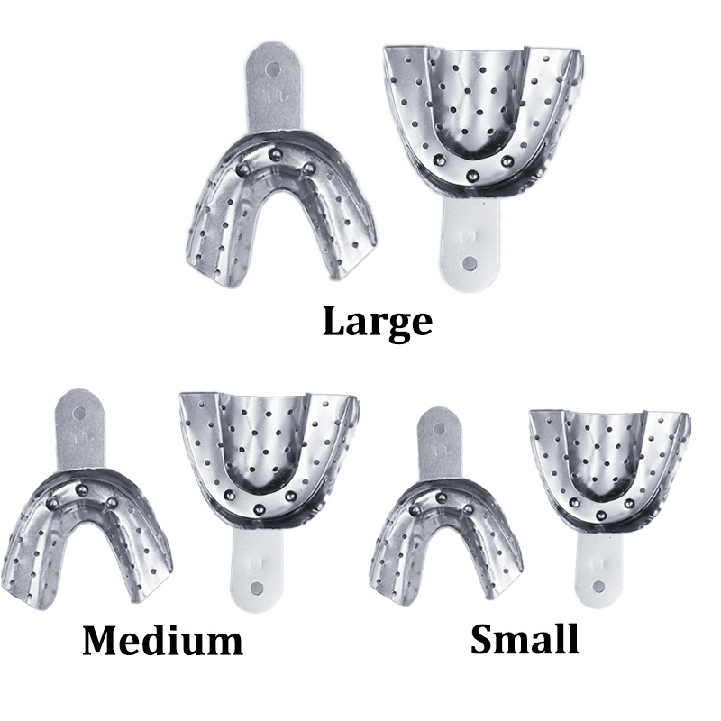Set 6 Khay Hợp Kim Nhôm Đựng Dụng Cụ Nha Khoa Tự Động Có Thể Tháo Rời