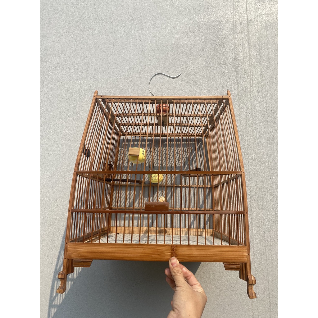 Khung lồng chào mào tre già đã qua xử lý chống mối mọt siêu dễ ráp