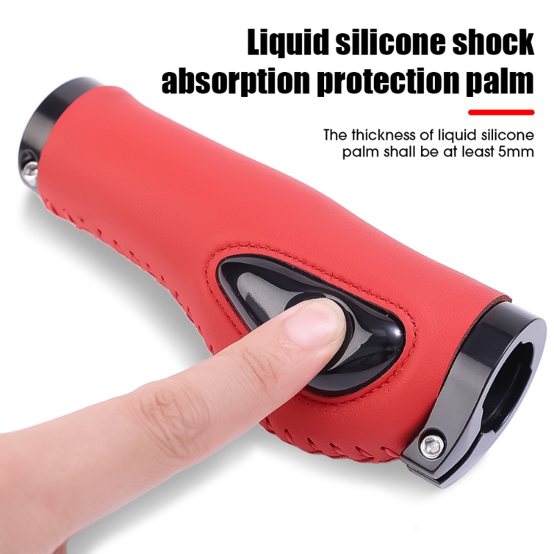 1 Cặp Vỏ Bọc Tay Lái Xe Đạp Bằng Silicon Mềm Mại Thấm Hút Tốt Tiện Dụng