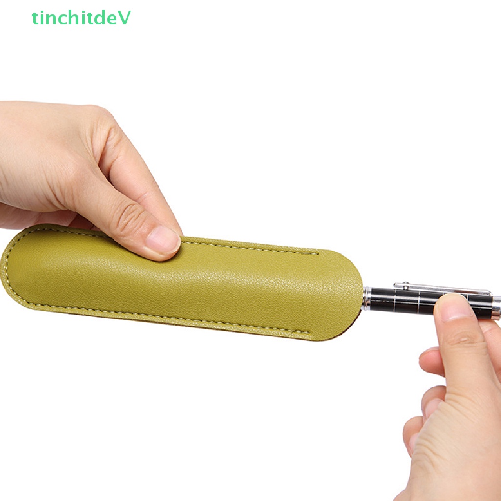 [TinchitdeV] Túi Da PU Đựng Bút Ký Hiệu Nhỏ Dễ Thương [Mới]