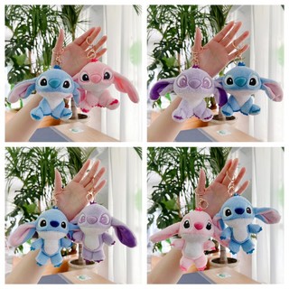 Móc Khóa Hình Stitch Nhồi Bông Dễ Thương