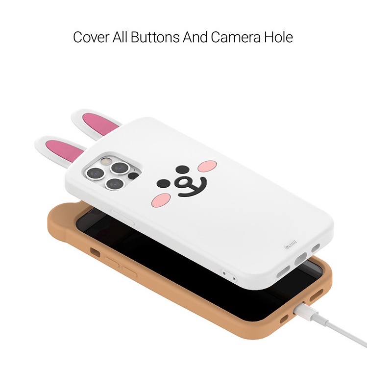 LINE FRIENDS Ốp Điện Thoại Silicon Dẻo Hình Gấu Nâu Cony Sally 3D Cho iPhone 13 Pro Max 13 Pro 13 12 Pro Max 11 Pro Max