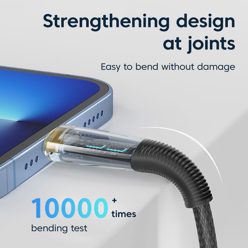 Dây Cáp Sạc Nhanh 30W Type-C Sang L 3A Cho iPhone 14 13 Pro Max