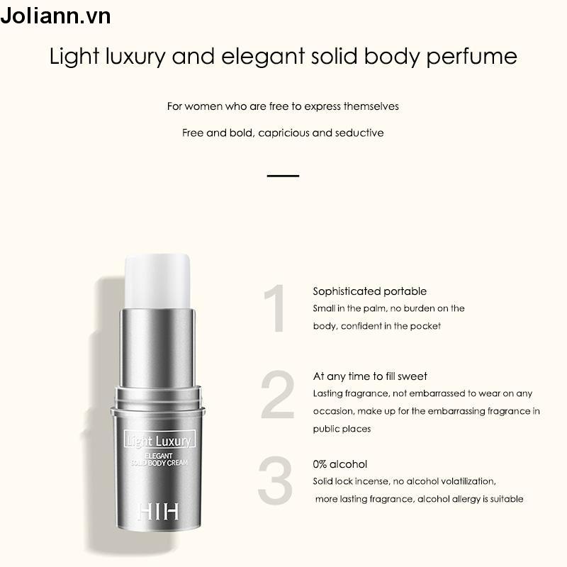 🎐Joliann🎐Nước hoa khô HIH Dạng Sáp mùi hương tự nhiên lâu phai cho nữ