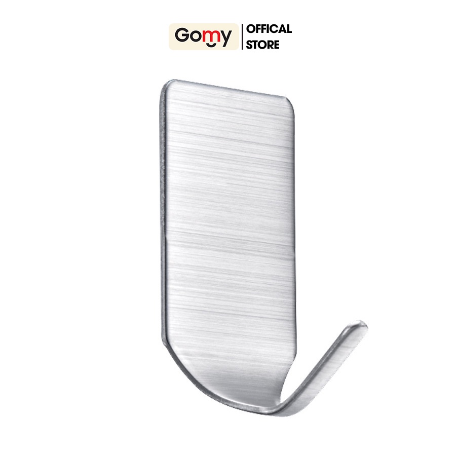 Móc treo khăn, quần áo, đồ dùng đa năng inox 304 cao cấp, dán tường không cần khoan GOMY