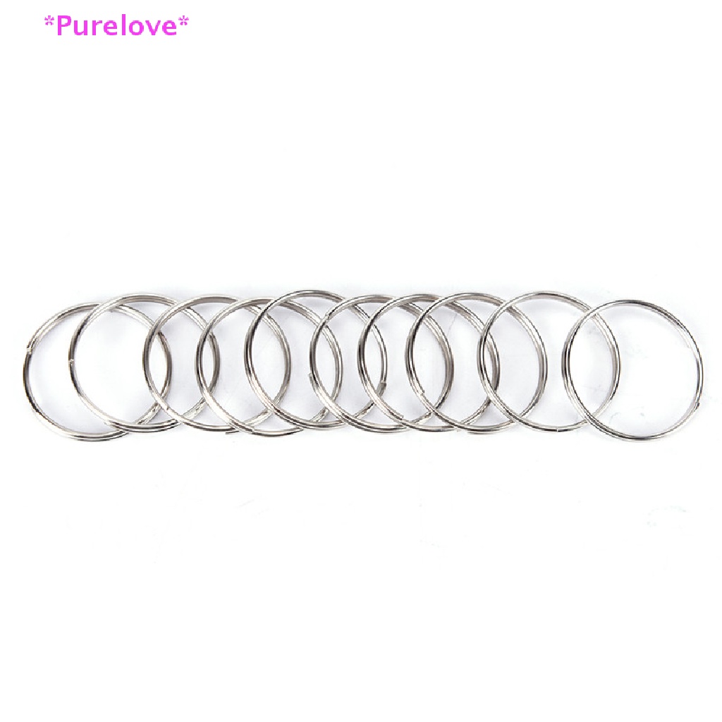 Set 10 Vòng Thép Niken Gắn Chìa Khóa Tiện Dụng Mới