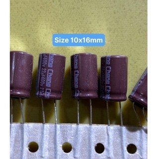 Tụ hoá 400V 22uf hàng mới chính hãng