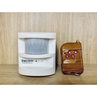Báo Trộm Hồng Ngoại Điều Khiển Từ Xa Decom Tích Hợp Nhiều Remote