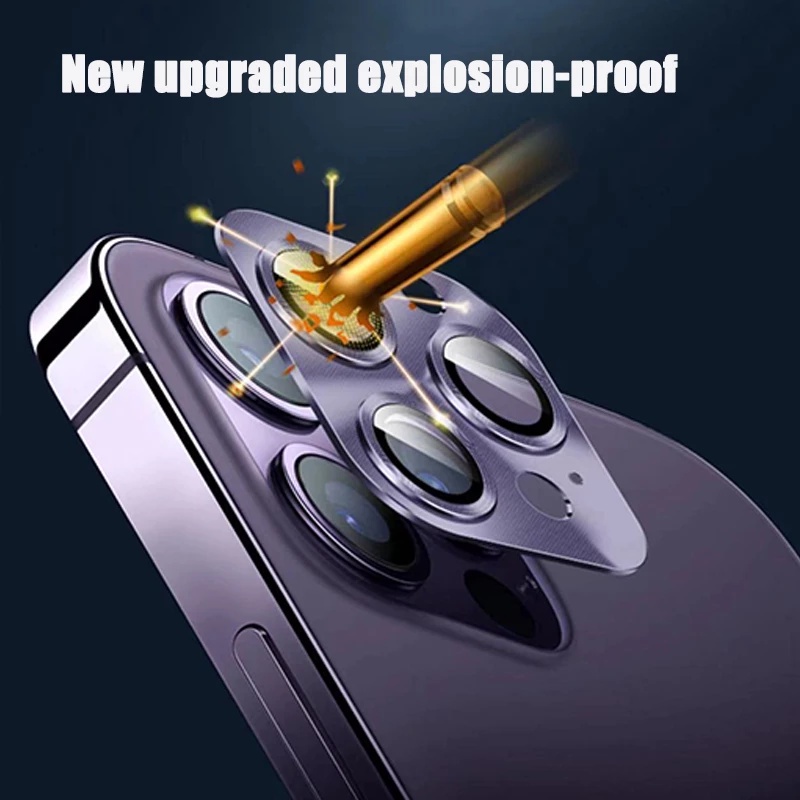 Miếng Dán Bảo Vệ Ống Kính Máy Ảnh Cho iPhone 14 Pro Max 11 12 13 Pro 13 Min 14 Plus 14 Pro