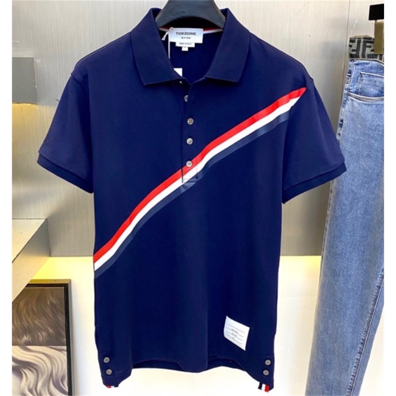Hàng Có Sẵn!! NewArrivasls• Polo Thom Browne Viền Chéo Classic-Hàng Hot Hit Năm Nào Cũng OnWed-Size 1-2-3-4(48kg-88kg)