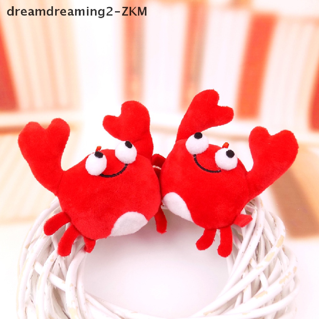 [Dreaming] Móc Khóa Hình Cua Nhồi Bông Bằng PP Cotton Hoạt Hình Vui Nhộn [zkm]