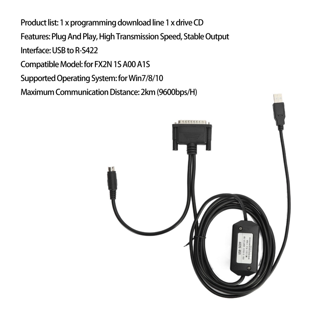 Cáp Lập Trình Cổng USB-SC09 Mạ Niken Cho FX2N 1S A00 A1S