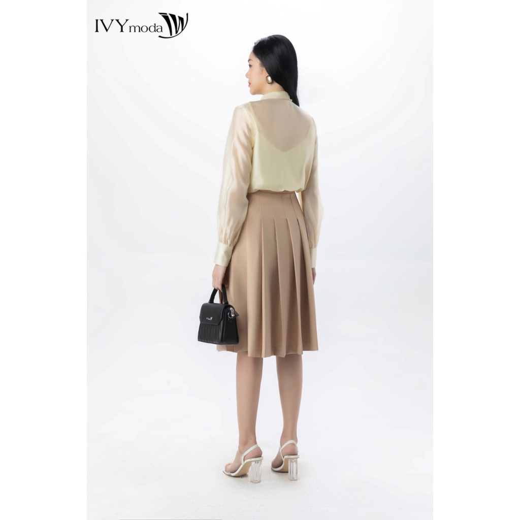 Chân váy Midi thắt eo IVY moda MS 31T0152