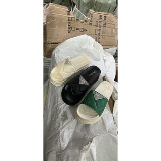 Dép bm đế đúc quai ngang đá cao 5p qc siêu xinh