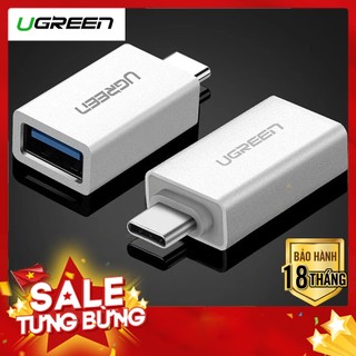 Đầu chuyển usb 3.1 type c superspeed male to usb 3.0 type a female ugreen 30155