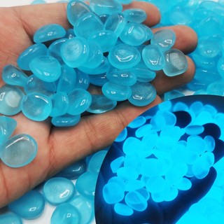 Hộp 300 viên đá dạ quang trang trí bể cá