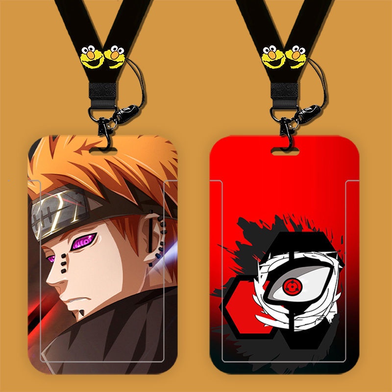 Dây Đeo Thẻ ID / Điện Thoại / Máy Ảnh Họa Tiết Hoạt Hình Naruto Độc Đáo Tiện Dụng Cho Học Sinh