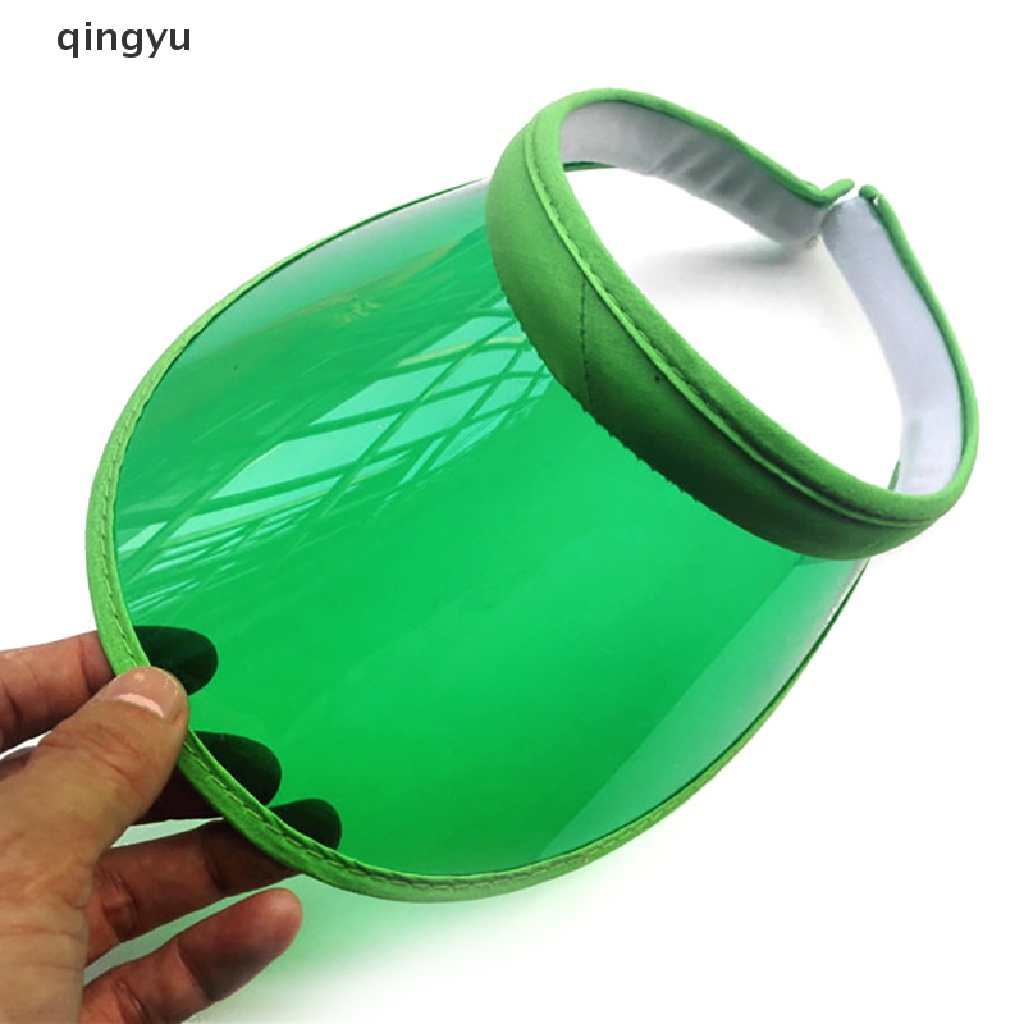 Mũ Lưỡi Trai Thể Thao Bằng Nhựa PVC Trong Suốt Chống Tia UV Mùa Hè Cho Nam Và Nữ