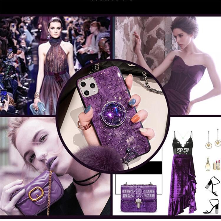 Ốp Điện Thoại Đính Đá Có Giá Đỡ Và Bóng Lông Cho OPPO Reno 8 8T Reno8 T A78 4G 5G Reno8T